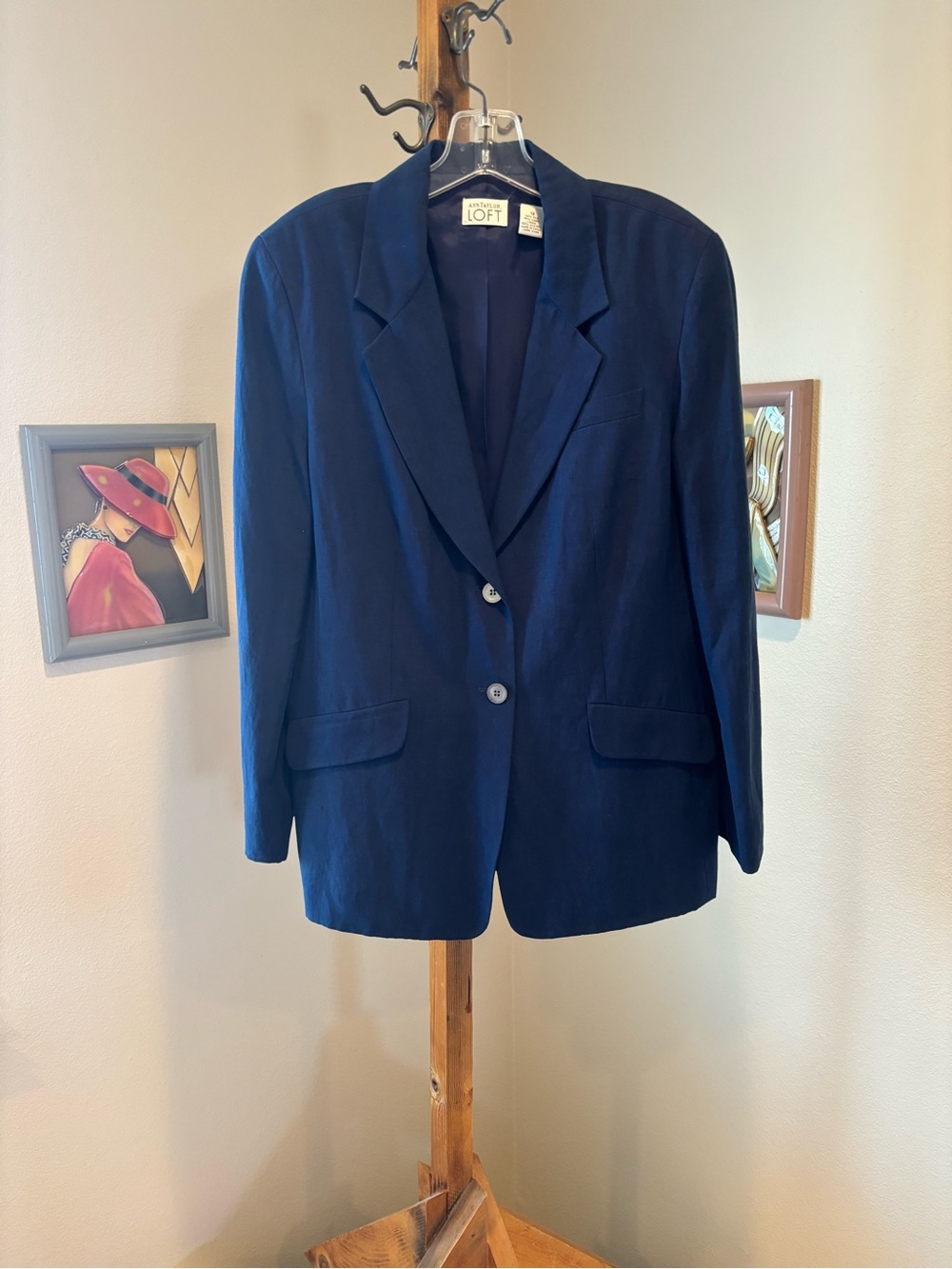 Ann Taylor linen suit
